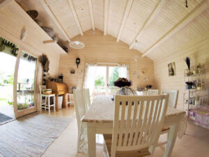 Bespoke cabin interior example